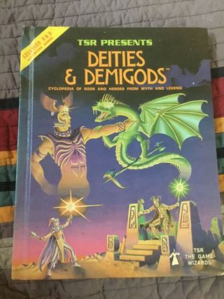 Advanced Dungeons & Dragons Deities & Demigods 1st Print W/cthulhu & Melnibonean