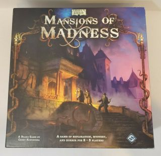 Mansions Of Madness By Fantasy Flight Games (2011) Incomplete - No Figurines
