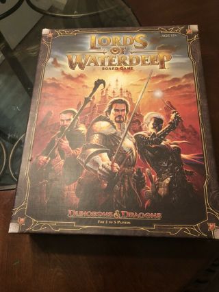Lords Of Waterdeep Dungeons And Dragons Board Game With Expansion
