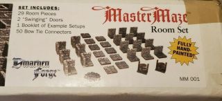 Dwarven Forge Master Maze Room Set Mm001 - Painted Resin - Near Complete