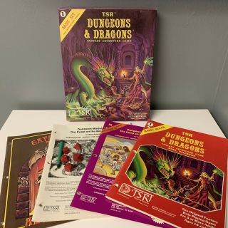 1981 Tsr Dungeons And Dragons Basic Set