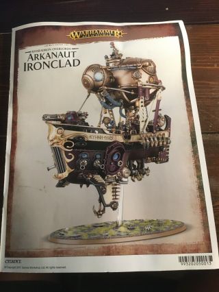 Warhammer Aos Age Of Sigmar Kharadron Overlords Arkanaut Ironclad