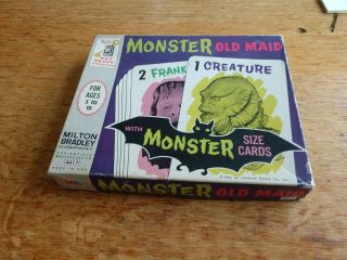 Monster Old Maid Card Game 39 Cards 1964 Universal Horror