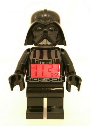 Star Wars Lego Darth Vader Light Up Alarm Clock Digital Toy Figure Posable 10 "