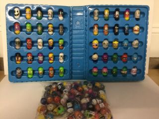 Case Full Of Mighty Beanz And Bag Spin Master
