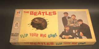 1964 Beatles Flip Your Wig Board Game By Milton Bradley Complete