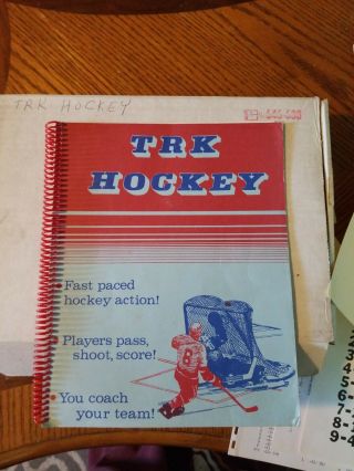 T R K Hockey Board Game 1984 - 5