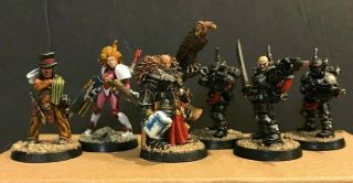 Games Workshop Warhammer 40k Kill Team Inquisitor And Retinue 28mm Painted
