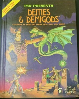 Deities & Demigods Cyclopedia Of Gods & Heroes Advanced D&d / Tsr 1980
