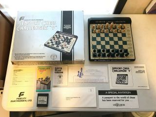 Vintage Fidelity Electronics Sensory Chess Challenger 9 Box Model Sc9