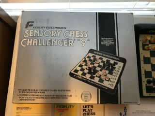 vintage Fidelity Electronics Sensory Chess Challenger 9 Box Model SC9 2
