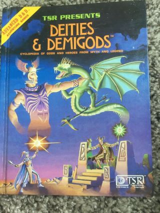 Ad&d Advanced Dungeons & Dragons Deities & Demigods 1980 Hc