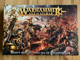 Warhammer Age Of Sigmar Starter Box Set Games Workshop 2015 Incomplete