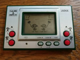 Nintendo Game And & Watch Judge Green Ver.  1980 Japan