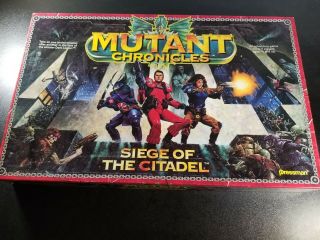 Mutant Chronicles Siege Of The Citadel 1992 Pressman Board Game Appears Complete