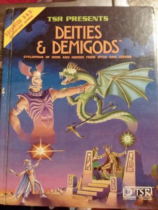 Advanced Dungeons And Dragon Ad&d Deities & Demigods Tsr 1980 128 Pgs