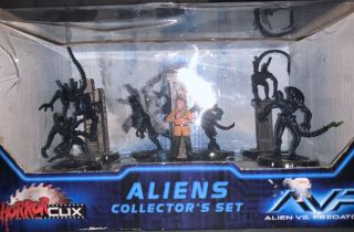 Horrorclix Avp Aliens Collector Set,  7 Alien Figures,  Wizkids 2007