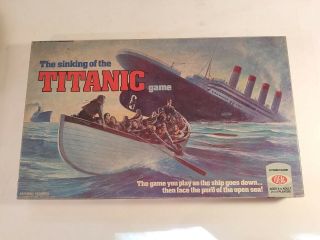 The Sinking Of The Titanic Game.  Complete.  Partly.  1976 Ideal Board Game.
