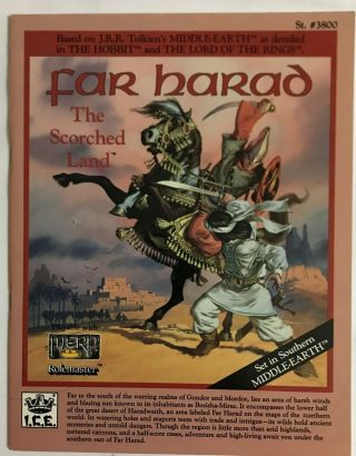 Ice Middle Earth Role Playing Merp Module 3800 Far Harad The Scorched Land