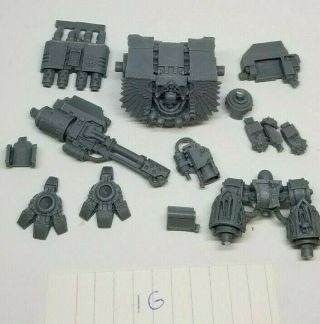 Warhammer 40k Forge World Chaplain Dreadnought With Inferno Cannon Siege Drill