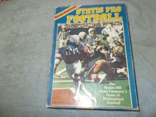 Avalon Hill Statis Pro Football 1984 Season.  Only 2 Teams And Fac Separated