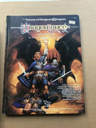Advanced Dungeons & Dragons: Dragonlance Adventures By Tracy Hickman And M.  Weis