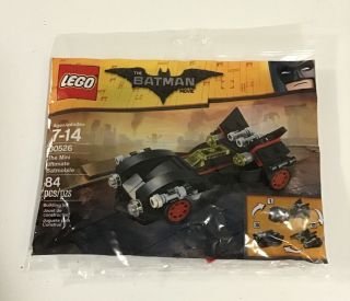 Lego 30526 Mini Ultimate Batmobile Lego Batman Movie Polybag 84pcs