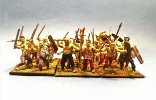 28mm Warlord Games And Wargames Factory Celtic / Gallic Warriors - Pro Painted