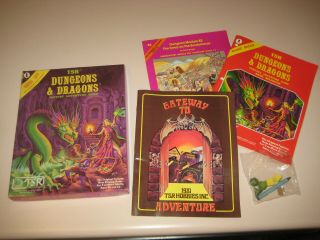 Tsr Dungeons & Dragons 1011 Basic Set,  1980,  Dice/crayon