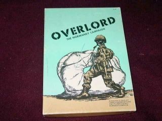 Conflict Games 1973 - Overlord - The Normandy Campaign Game - (blue Box)