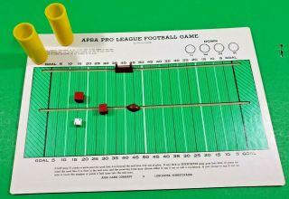 APBA Football Game,  1974 - 75,  Complete and In 3