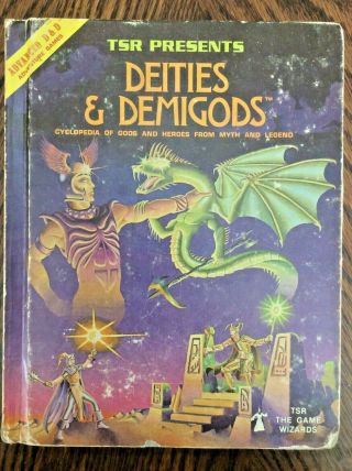 Tsr Ad&d - Deities & Demigods - 1980 First Printing,  144 Pages,