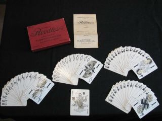 1912 Roodles card game Kalamazoo,  MI Flinch Card Co. 3