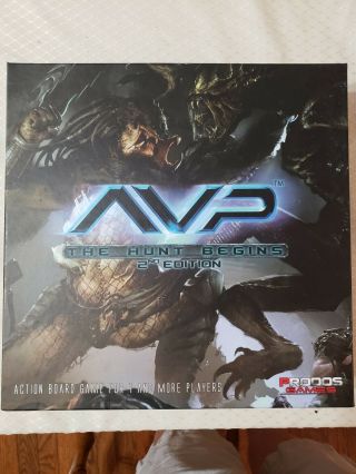 Alien Vs Predator The Hunt Begins Board Game 2nd Edition Prodos - Avp