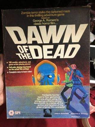 Dawn Of The Dead Board Game 100 Complete
