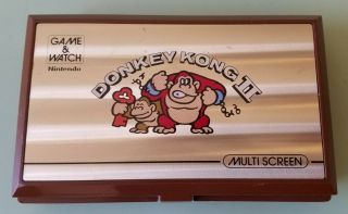 Nintendo Donkey Kong Ii Game And Watch Multiscreen 1983 -