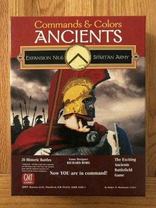 Commands & Colors Ancients Expansion 6 Spartan Army By Gmt Games
