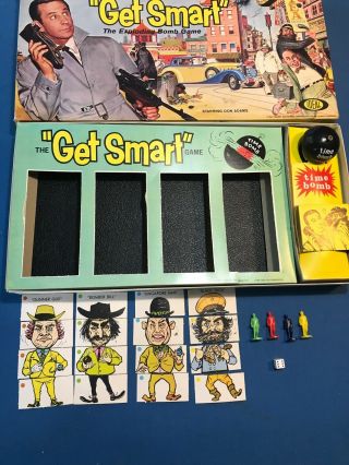 Vintage 1965 Get Smart The Exploding Time Bomb Game Ideal Games Complete Game