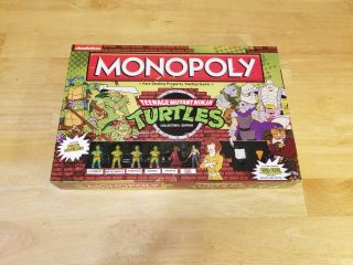 Tmnt Teenage Mutant Ninja Turtles Monopoly Collector 