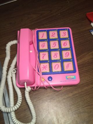 Girl Talk Electronics Date Line Phone Very Rare Vintage Pink