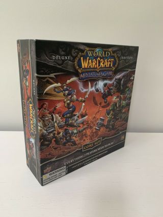 World Of Warcraft Core Set Deluxe Edition Miniatures Game Complete