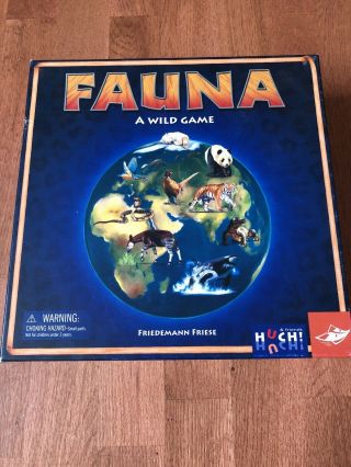 Fauna A Wild Game By Foxmind & Friedemann Friese 2010 Board Game Card Complete