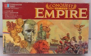 Conquest Of The Empire Board Game Milton Bradley Game Master Series Complete