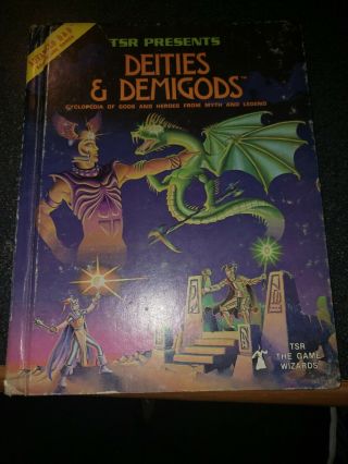 Deities & Demigods - 1st Edition - Advanced Dungeons & Dragons - Ad&d 128 Pages