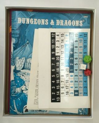 1979 Dungeons & Dragons D&D Basic Set 1001 In Blue Box 3rd Ed TSR Dice 2