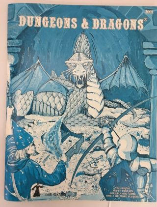 1979 Dungeons & Dragons D&D Basic Set 1001 In Blue Box 3rd Ed TSR Dice 3