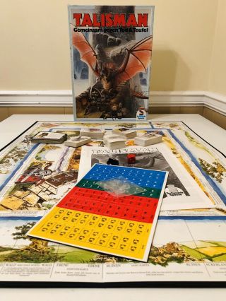 Rare Unpunched Unplayed Talisman The Magical Quest 1st German Edition 1986