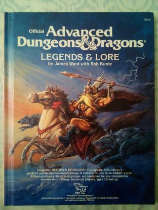 Dungeons And Dragons Legends And Lore 1st Edition