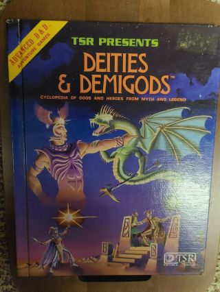 Tsr Ad&d Deities & Demigods 1st Edtion 1980 1st Printing Contains Cthulhu Mythos