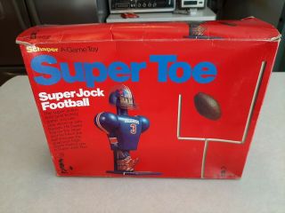 Vintage 1975 Schaper Toe Jock Football Game Complete Boxed Shelf O2